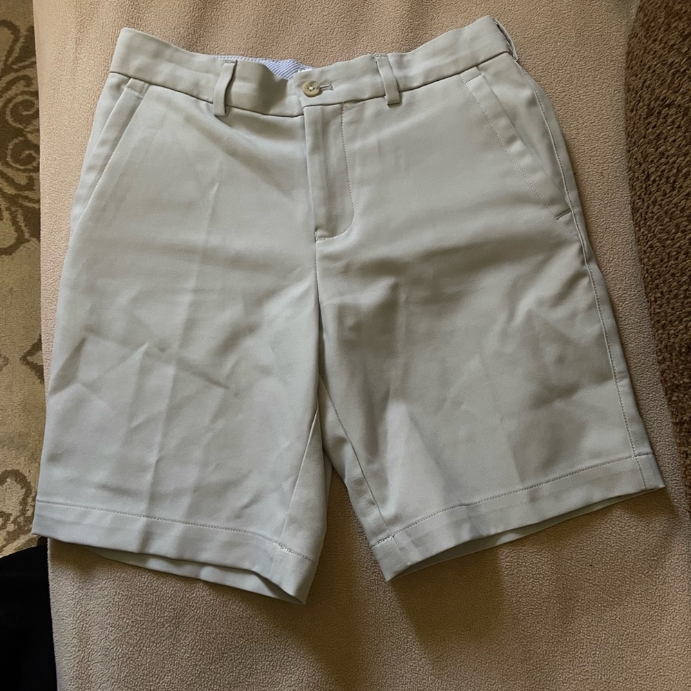 Peter Millar Kids Cream Shorts